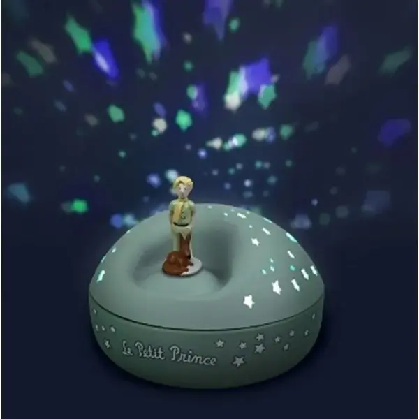 Veilleuse Projecteur Detoiles Musical Le Petit Prince© Piles Incluses