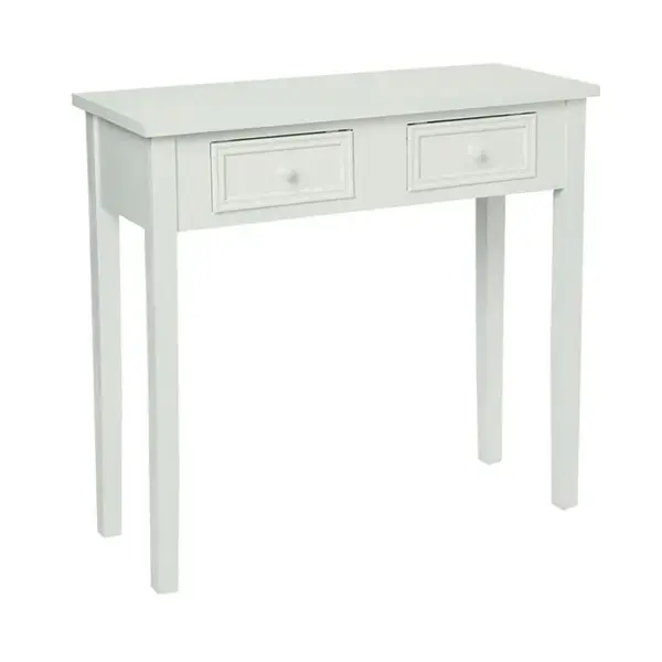 Console 2 Tiroirs Blanche charme