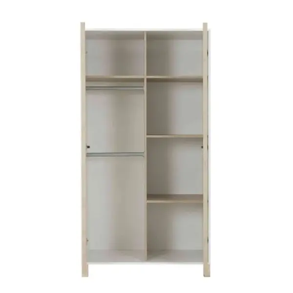 Armoire 2 Portes Blanc