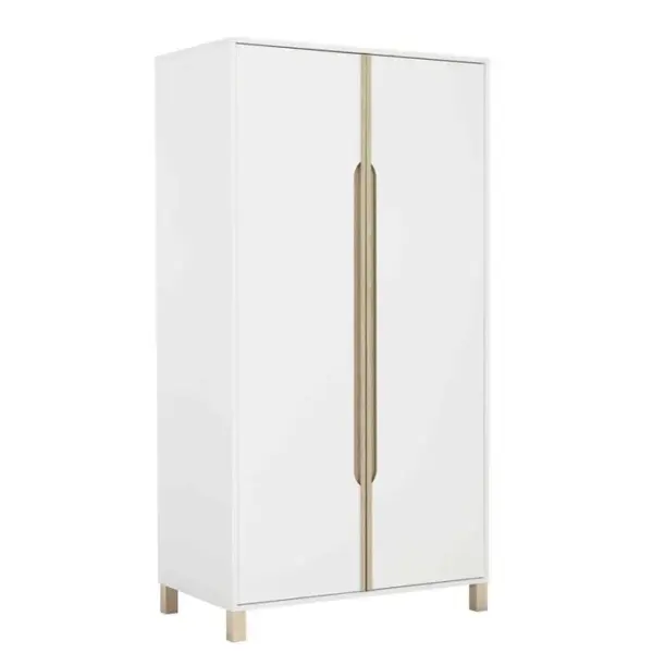 Armoire 2 Portes Blanc