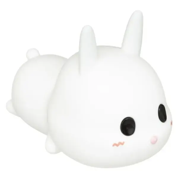 Veilleuse Pour Enfant lapin Silicone 15cm Blanc