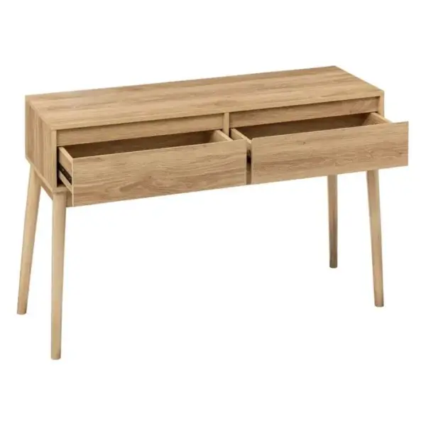 Console 2 Tiroirs Abana Naturel 5five - Naturel