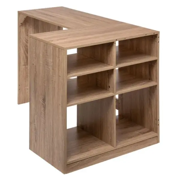 FIVE Bureau Design Mix'n Modul - L. 110 X H. 75 Cm - Couleur Bois Naturel