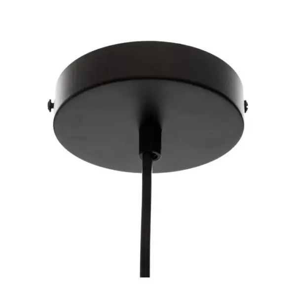 Luminaire Suspension En Métal Filaire Noir D 34 Cm