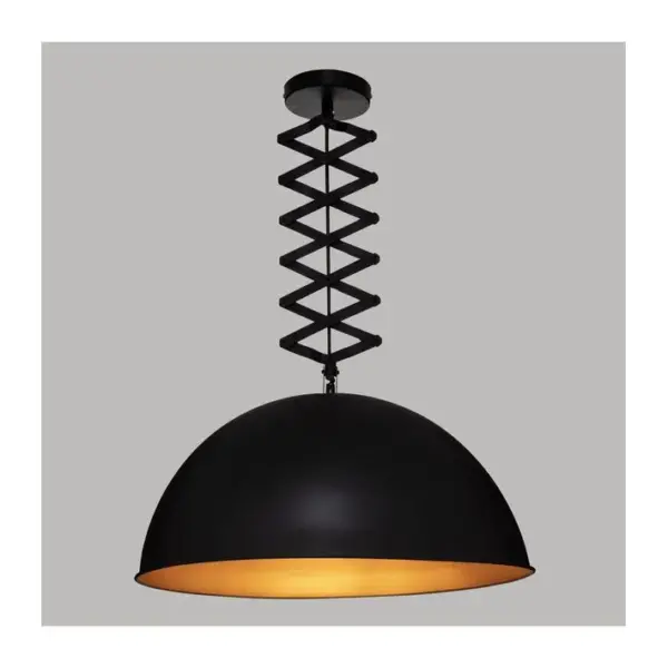 Luminaire Suspension En Métal Noir Déco Industrielle D 51 Cm