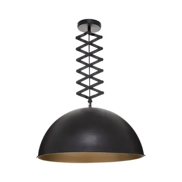 Luminaire Suspension En Métal Noir Déco Industrielle D 51 Cm