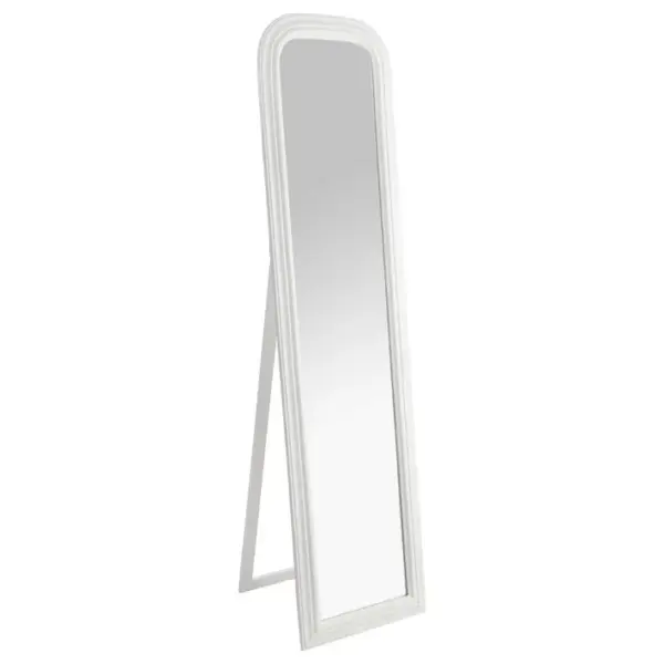 Miroir Sur Pied Blanc Adele 40x160 Blanc - Atmosphera