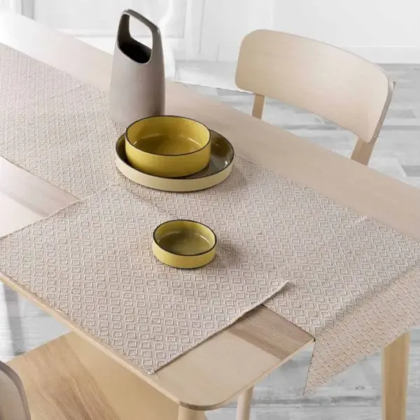 Chemin De Table En Jute danity 35x140cm Beige