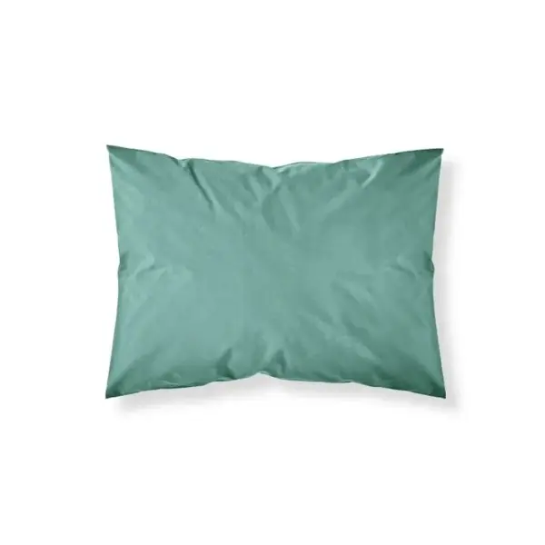 Taie Doreiller Diabolo Menthe - 100% Coton 57 Fils - 50 X 70 Cm - Bleu Turquoise