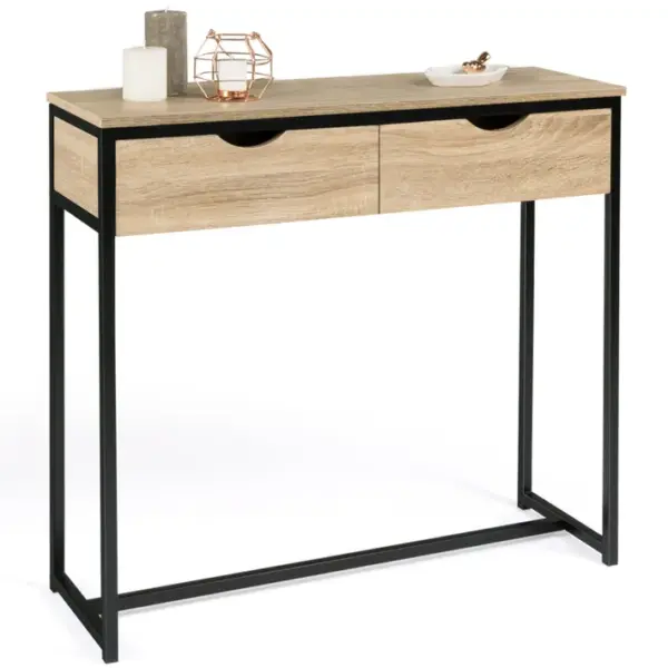 Console 2 Tiroirs Detroit Design Industriel