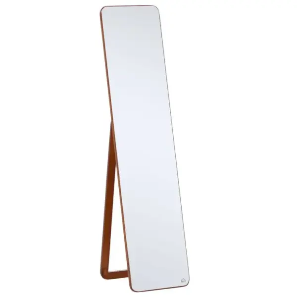 Miroir Sur Pied Et Mural Rectangulaire Verre Mdf Bois