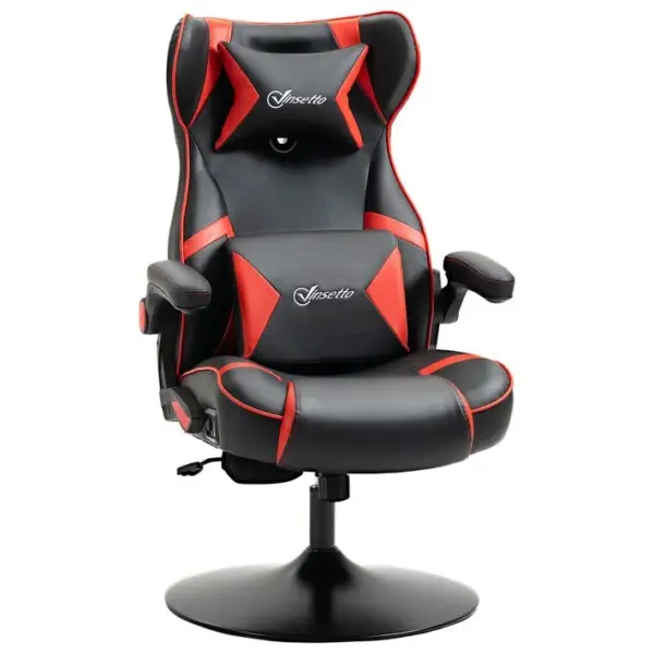 Fauteuil De Bureau Gamer Réglable Fonction Audio Intégrée