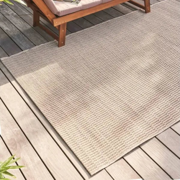 Tapis Dextérieur En Polypropylène 160 X 230 Cm Beige