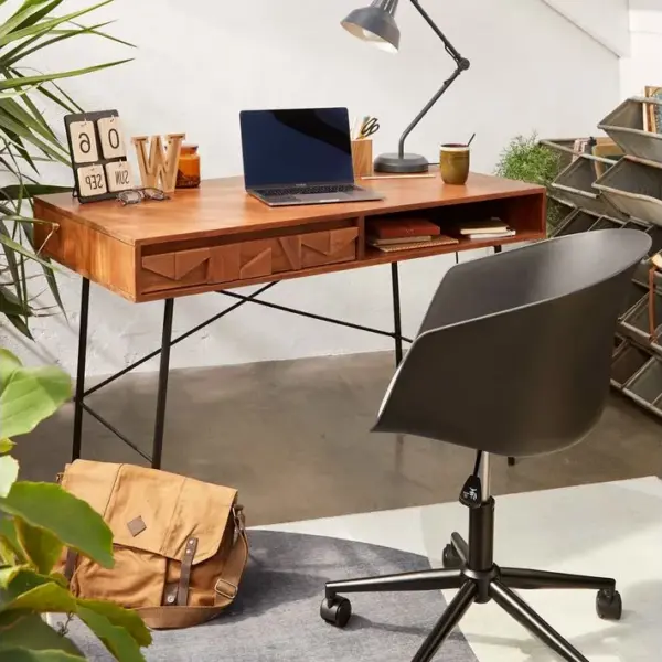 Bureau Avec Tiroir En Acacia Massif