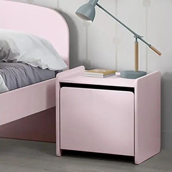 Chevet 1 Porte Avec Rebords Rose - Bodhi Pink