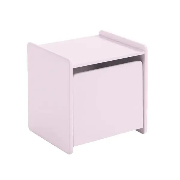 Chevet 1 Porte Avec Rebords Rose - Bodhi Pink