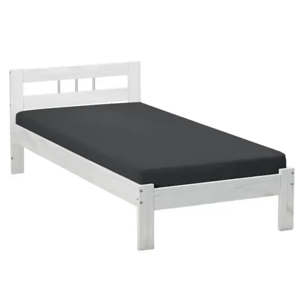 Pack Lit 90x200 + Lattes + Matelas Ibiza - Alaska