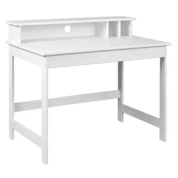 Bureau Bois Massif Vernis Blanc - Griselda