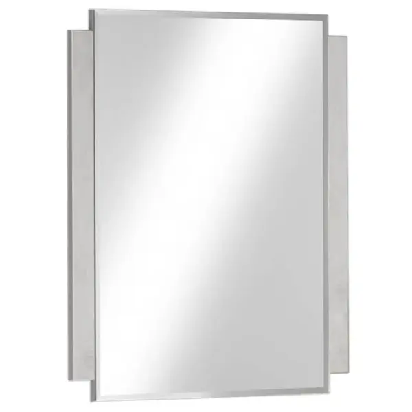 Miroir 82x90cm Pour Commode Aspect Béton Ciré - Teresa