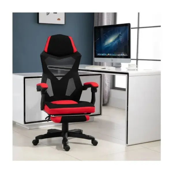 Fauteuil Gaming Inclinable Optimus King Rouge Noir