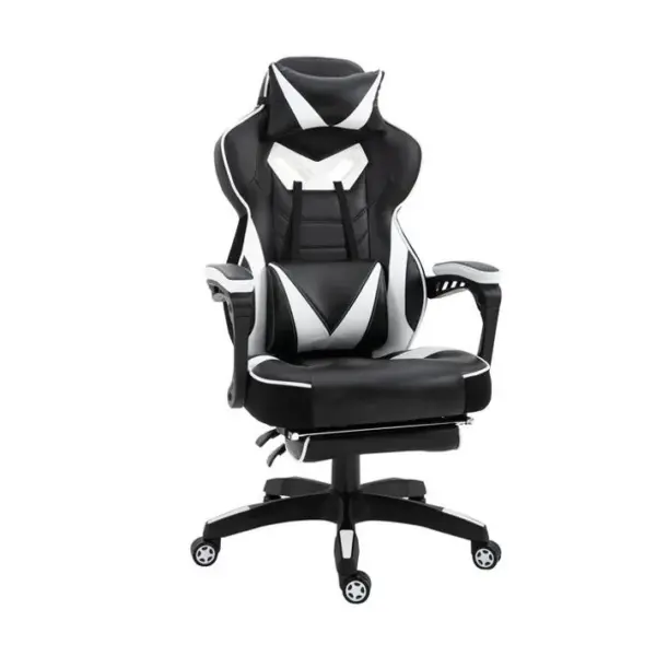 Fauteuil De Bureau Gamer Invaders Noir Et Blanc