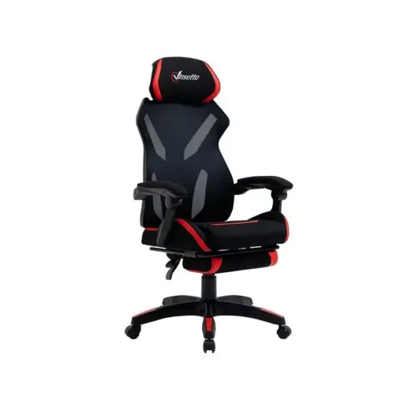 Fauteuil De Gamer Vincente Rouge Et Noir