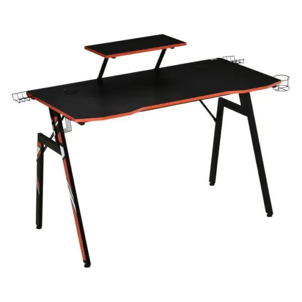 Bureau Gaming Harvey Noir Et Rouge