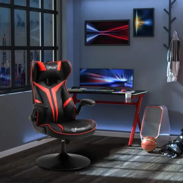 Fauteuil Gaming Actarus Rouge Et Noir