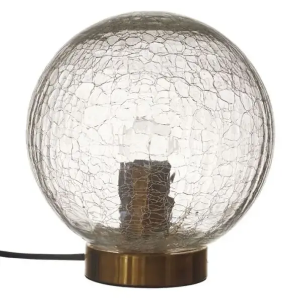 Lampe à Poser Boule lounge 22cm Transparent