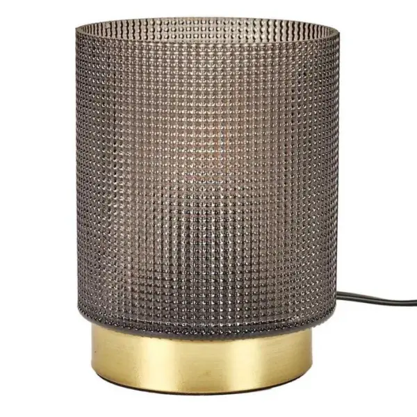 Lampe à Poser Design Embossé lounge 15cm Noir