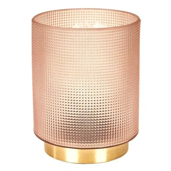 Lampe à Poser Design Embossé lounge 15cm Rose