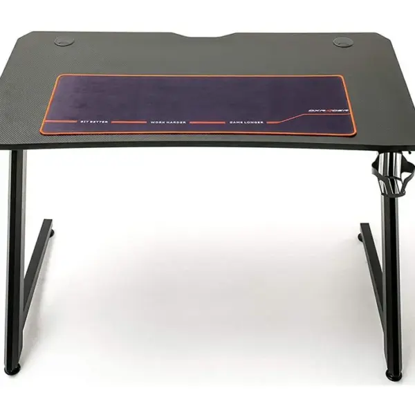 Table De Jeu / Bureau De Jeu En Métal Coloris Noir - L. 111 X H. 75 X P. 60 Cm