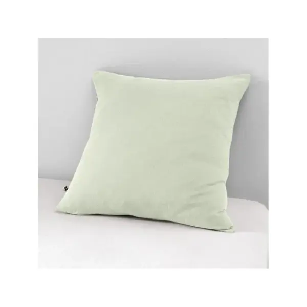 Taie Doreiller gaze De Coton - Gaïa Vert Deau - 60 X 60 Cm