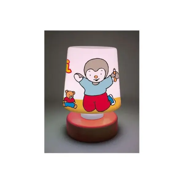 Veilleuse Poussoir Multicolore Tchoupi - 11.5 Cm