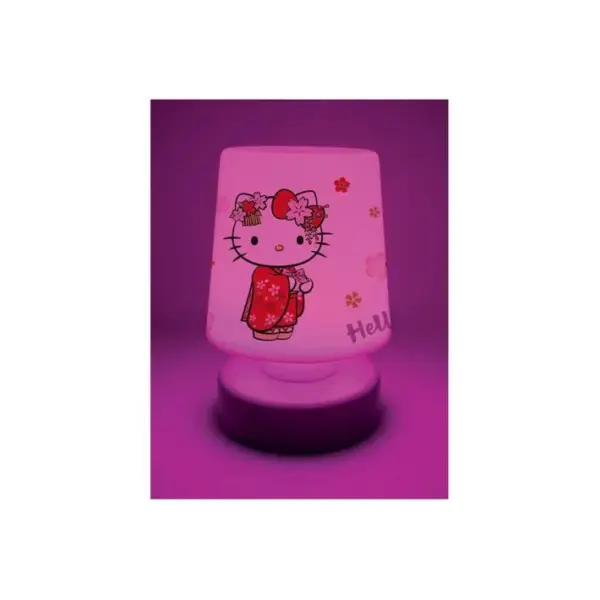 Veilleuse Poussoir Multicolore Hello Kitty - 11.5 Cm