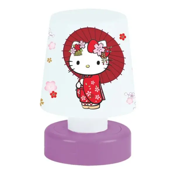 Veilleuse Poussoir Multicolore Hello Kitty - 11.5 Cm