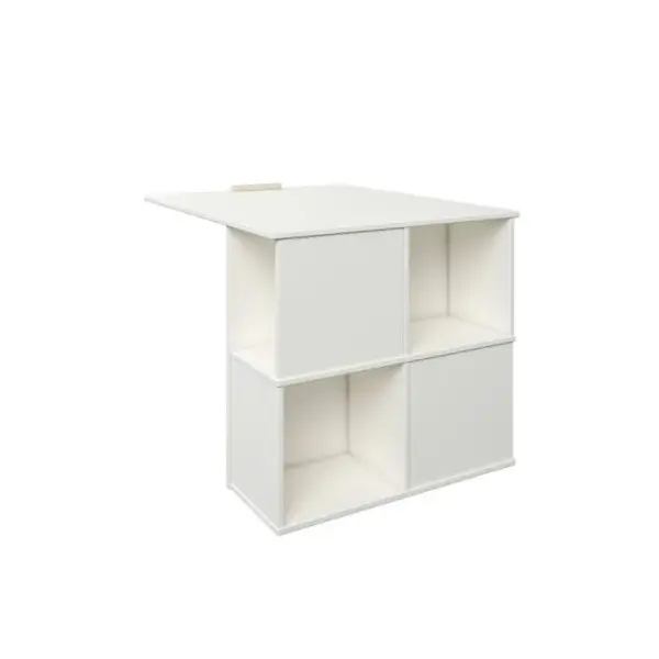 Bureau Avec Rangement Pour Lit Blanc Jade