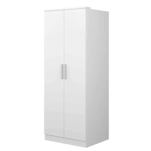 Armoire 2 Portes Blanc