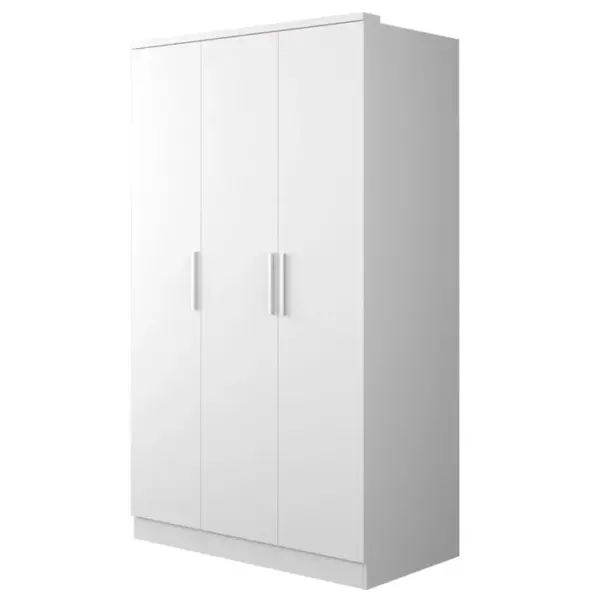 Armoire 3 Portes En Bois Blanc