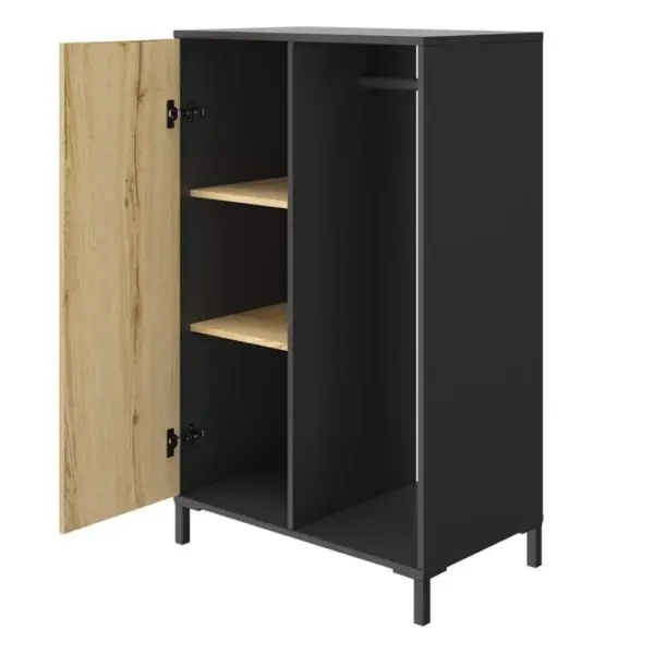 Dressing 1 Porte En Bois Bois Naturel