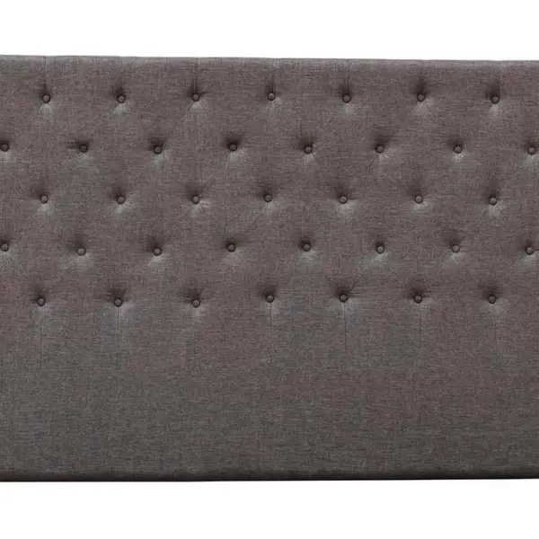 Tête De Lit Capitonnée déco - 169 Cm - Taupe - En Tissu