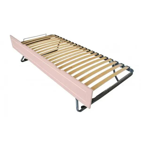 Tiroir Lit Sommier Relevable Pin, Couleur: Rose Pastel, Dimensions: 90x190