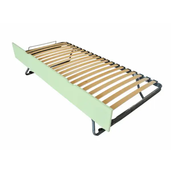 Tiroir Lit Sommier Relevable Hêtre, Couleur: Vert Pastel, Dimensions: 90x190