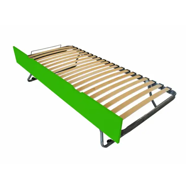 Tiroir Lit Sommier Relevable Hêtre, Couleur: Vert, Dimensions: 90x190