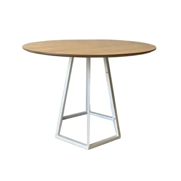 Hexagone - Table Repas Ronde Bois D100