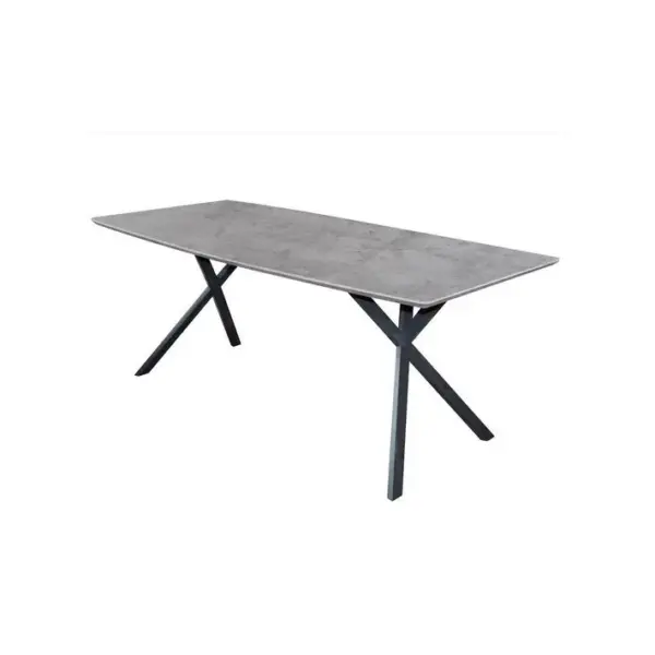 Delta - Table Repas Effet Béton L190