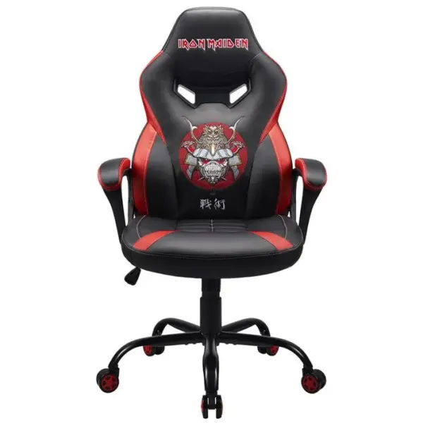 Chaise Gaming Iron Maiden Senjutsu , Fauteuil Gamer Noir Et Rouge Taille S/m