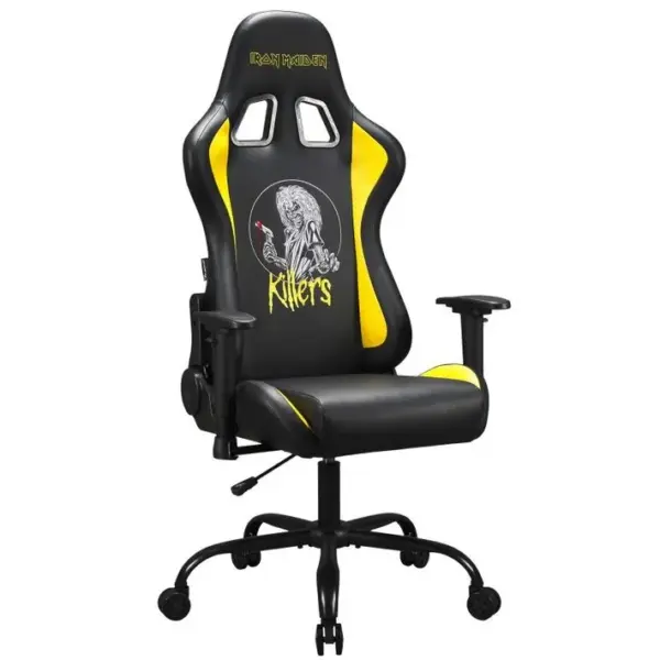 Chaise Gaming Iron Maiden Killers, Fauteuil Gamer Noir Taille L