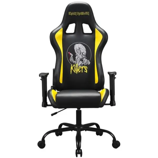 Chaise Gaming Iron Maiden Killers, Fauteuil Gamer Noir Taille L