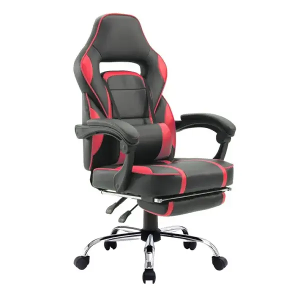 Fauteuil De Bureau Gamer Noir Et Rouge Link